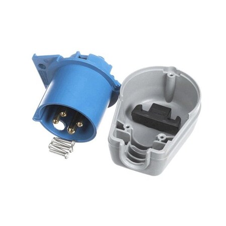 Hubbell Lighting 3P4W 30A 250V Angle Plug P&S L430P9